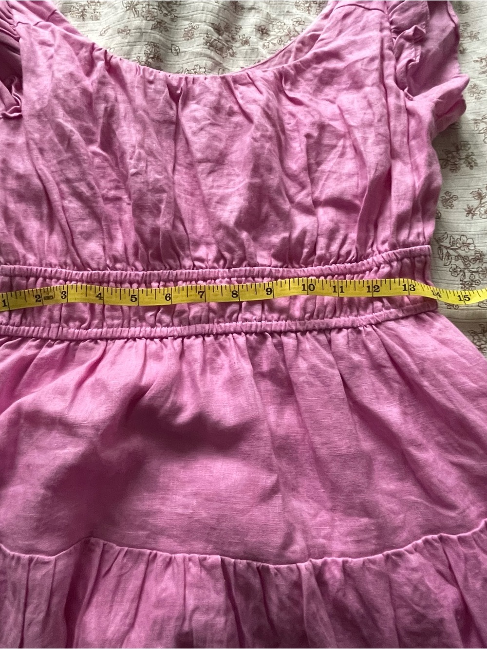Ever New Pink Ruffle-Shoulder Linen Maxi Dress - Picture 6 of 10